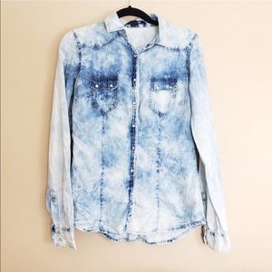 Forever 21 Acid Wash Top